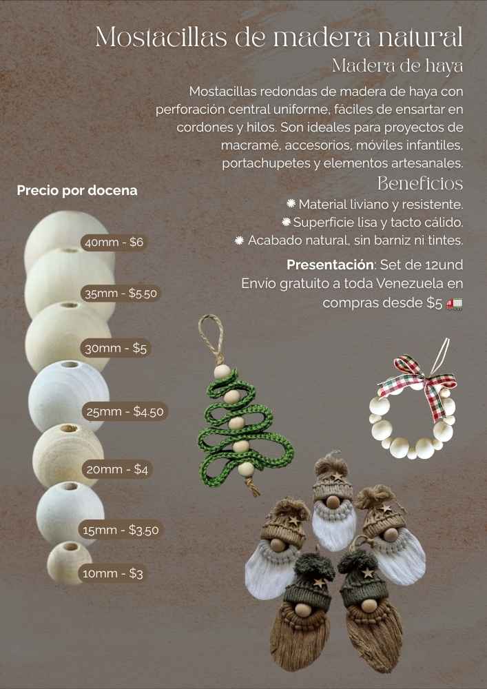 Accesorios Madera